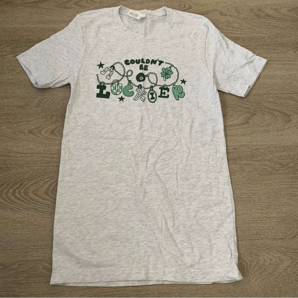 Couldn't Be Luckier Lucky Charm T-Shirt Size XS